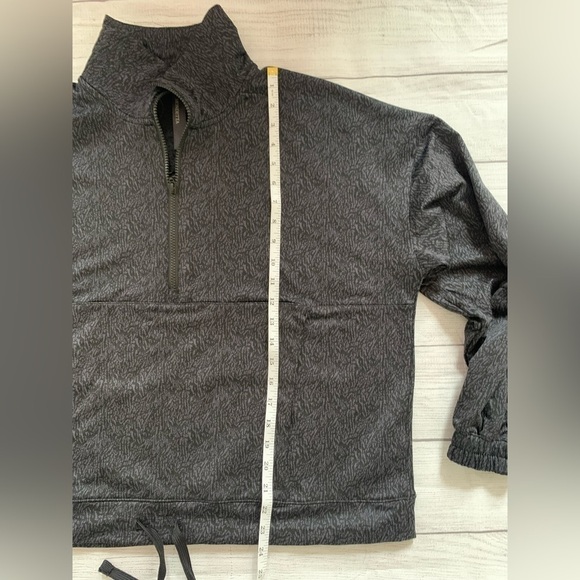 Mondetta Women’s Brushed Back 1/2 Zip Top in Black Pattern, Size Large - Picture 15 of 15